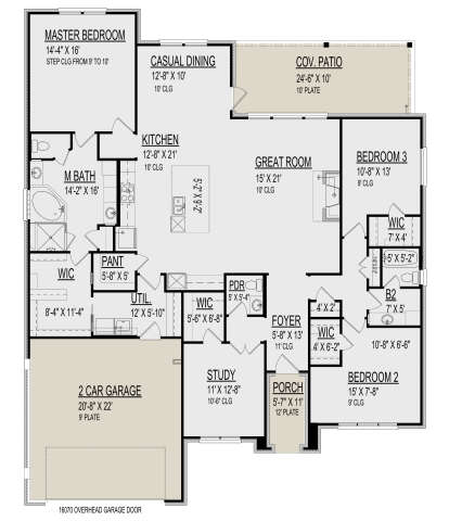 Main Floor  for House Plan #9300-00115