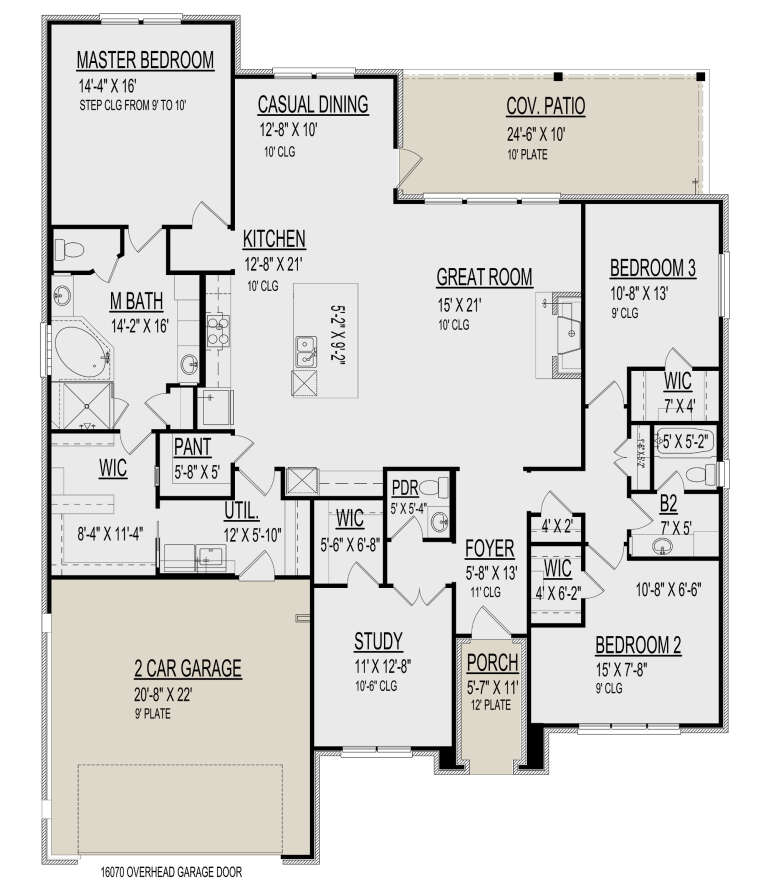 House Plan House Plan #31219 Drawing 1