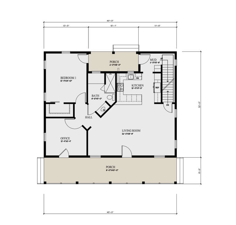 House Plan House Plan #31220 Drawing 1