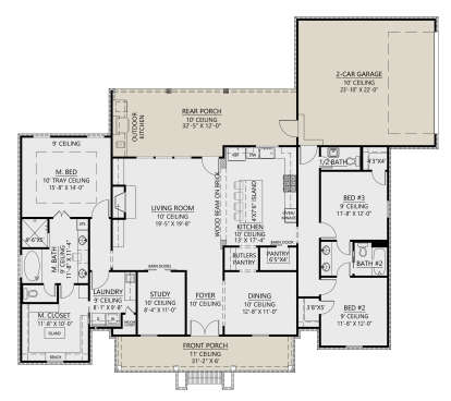 Main Floor  for House Plan #4534-00126