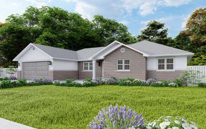Traditional House Plan #2802-00296 Elevation Photo