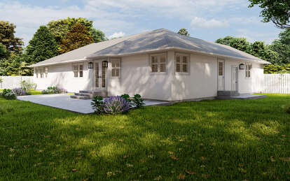 Traditional House Plan #2802-00296 Elevation Photo
