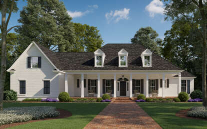 Southern House Plan #4534-00128 Elevation Photo