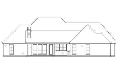 Southern House Plan #4534-00128 Elevation Photo