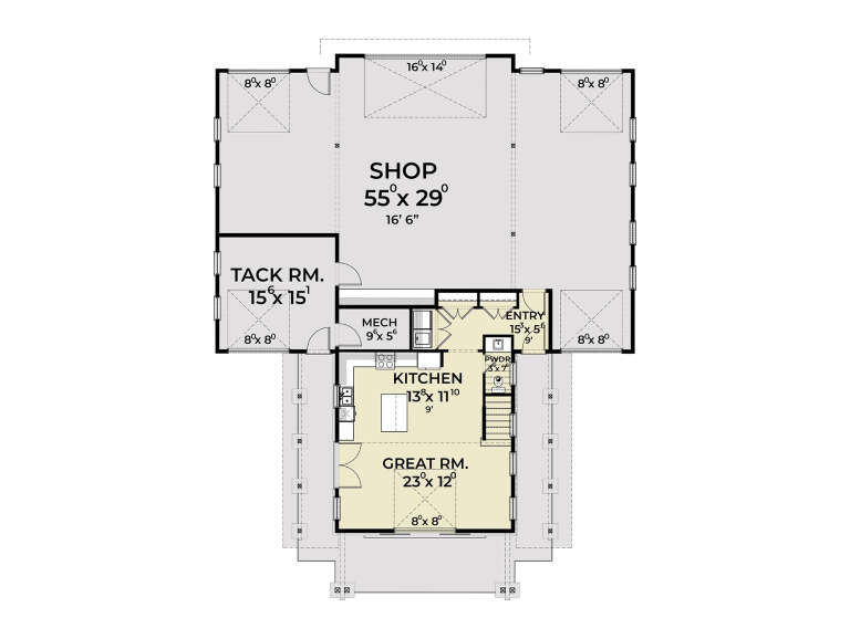 House Plan House Plan #31228 Drawing 1