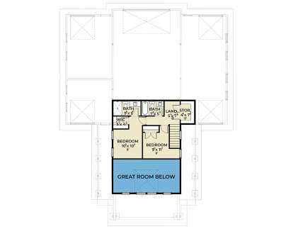 Second Floor for House Plan #2464-00132