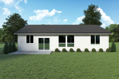 Ranch House Plan #2464-00133 Elevation Photo