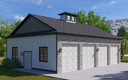 Traditional House Plan #2802-00298 Elevation Photo