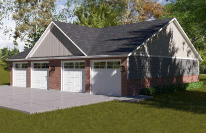 Traditional House Plan #2802-00300 Elevation Photo