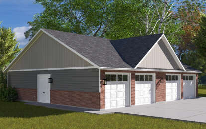 Traditional House Plan #2802-00300 Elevation Photo