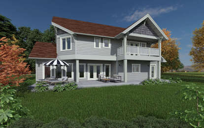Craftsman House Plan #5984-00004 Elevation Photo