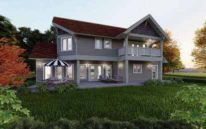 Craftsman House Plan #5984-00004 Elevation Photo