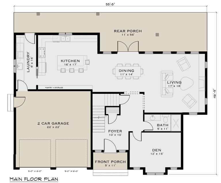 House Plan House Plan #31236 Drawing 1