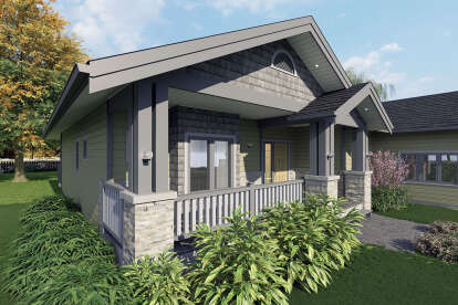 Craftsman House Plan #5984-00006 Elevation Photo