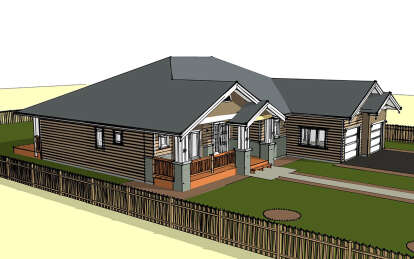 Craftsman House Plan #5984-00006 Elevation Photo