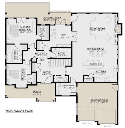 Main Floor  for House Plan #5984-00006