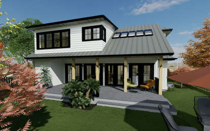 Craftsman House Plan #5984-00008 Elevation Photo