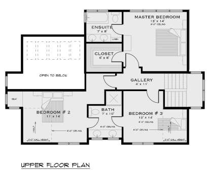 Second Floor for House Plan #5984-00008