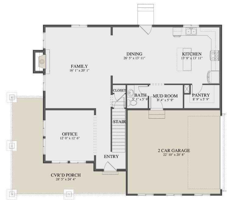 House Plan House Plan #31241 Drawing 1