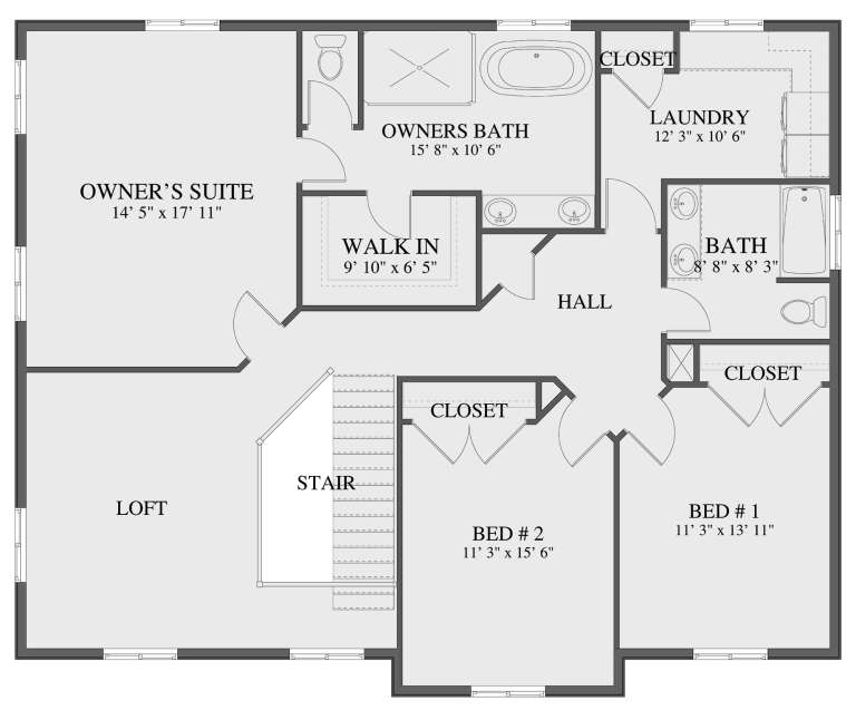 House Plan House Plan #31241 Drawing 2