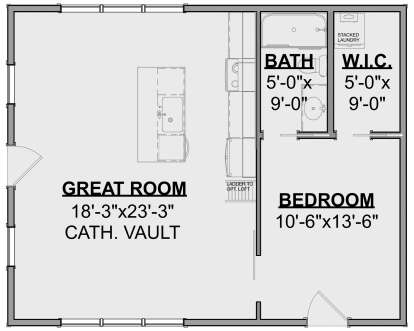 Main Floor  for House Plan #1462-00119