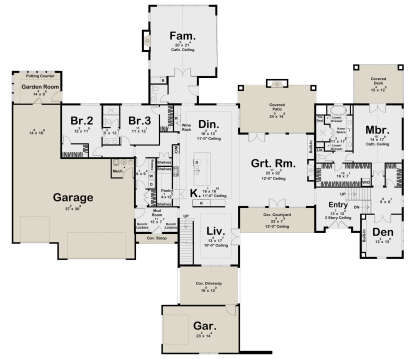 Main Floor  for House Plan #963-00998