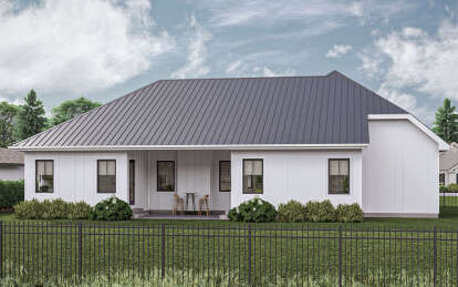 Modern Farmhouse House Plan #963-00999 Elevation Photo