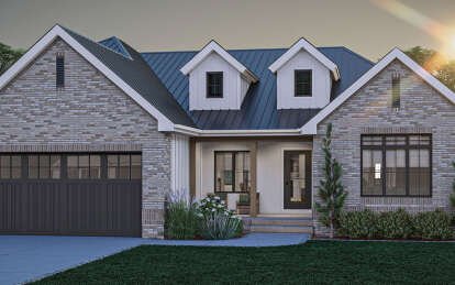 Modern Farmhouse House Plan #963-00999 Elevation Photo
