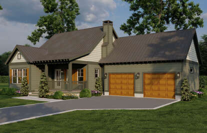 Craftsman House Plan #110-01113 Elevation Photo