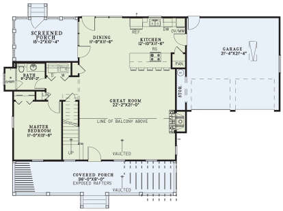 Main Floor  for House Plan #110-01114