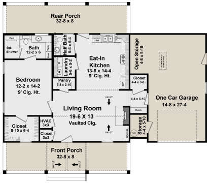 Main Floor  for House Plan #348-00320