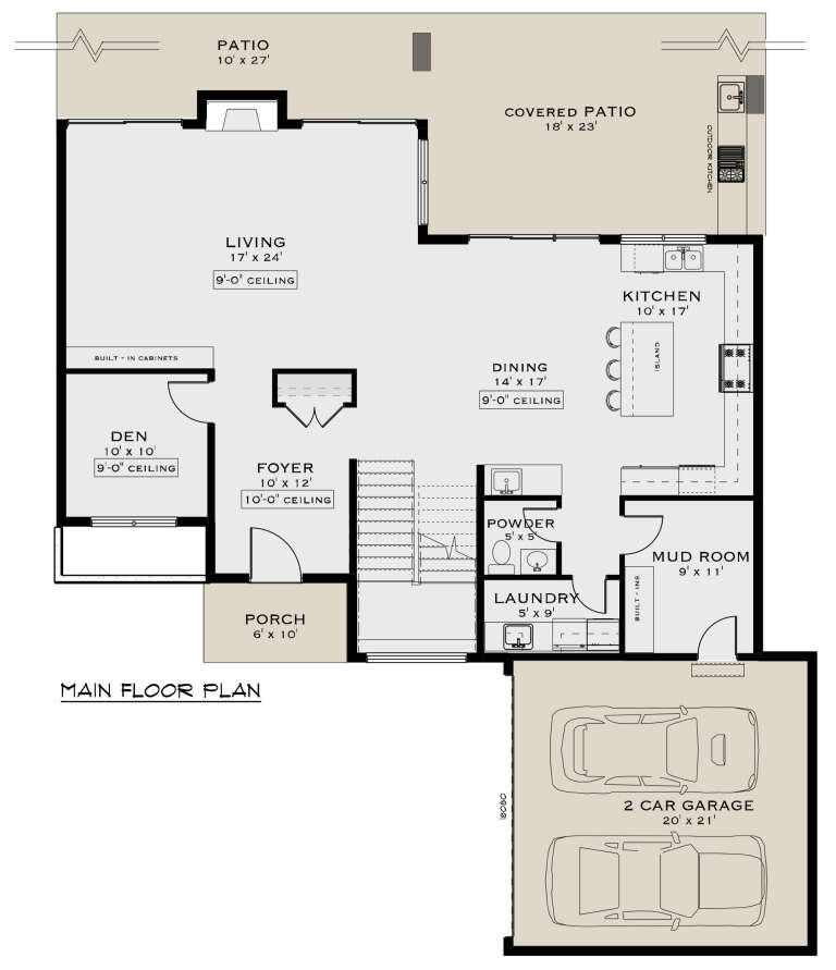 House Plan House Plan #31250 Drawing 1