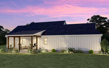 Modern Farmhouse House Plan #009-00402 Elevation Photo