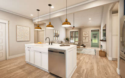 Modern Farmhouse House Plan #009-00402 Additional Photo