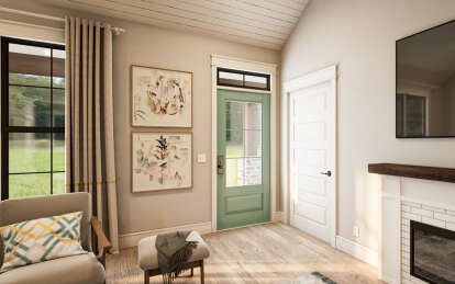 Modern Farmhouse House Plan #009-00402 Additional Photo