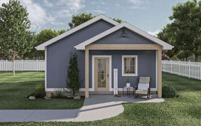 Modern Farmhouse House Plan #963-01001 Elevation Photo