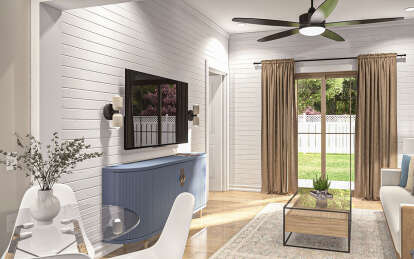 Modern Farmhouse House Plan #963-01001 Additional Photo