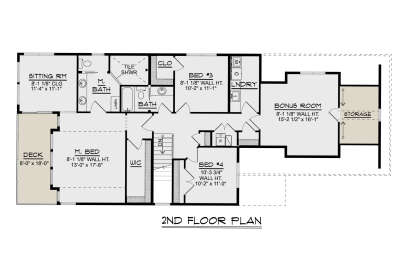 Second Floor for House Plan #5032-00274