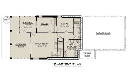 Basement for House Plan #5032-00274
