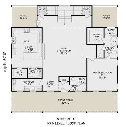 Main Floor  for House Plan #940-01066