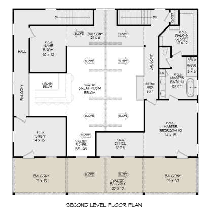 Second Floor for House Plan #940-01066