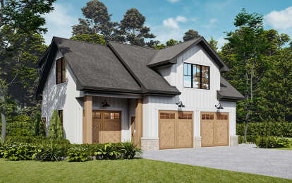 Modern Farmhouse House Plan #699-00384 Elevation Photo