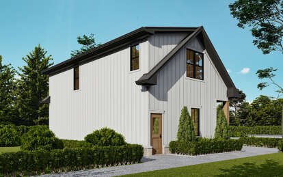Modern Farmhouse House Plan #699-00384 Elevation Photo