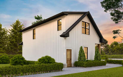 Modern Farmhouse House Plan #699-00384 Elevation Photo
