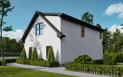 Modern Farmhouse House Plan #699-00384 Elevation Photo