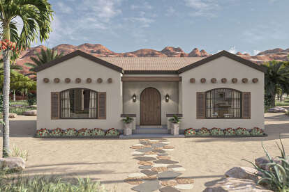 Southwest House Plan #963-01002 Elevation Photo