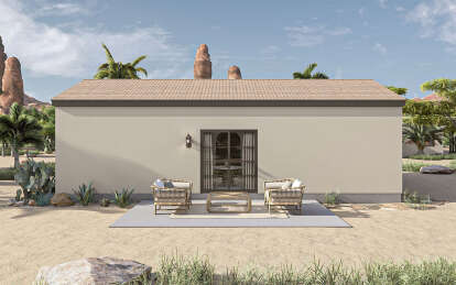 Southwest House Plan #963-01002 Elevation Photo