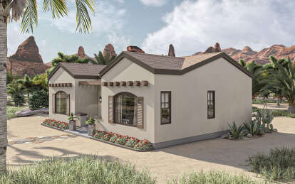 Southwest House Plan #963-01002 Elevation Photo