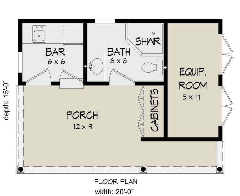 House Plan House Plan #31261 Drawing 1