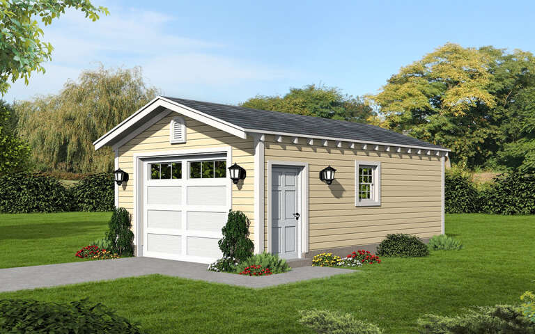 House Plan House Plan #31263 Angled Front Elevation